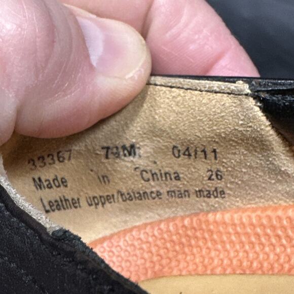 CLARKS UnStructured Shoes 7.5M Women’s Parody Mary Jane Flats Black Leather - 70 - Picture 8 of 11